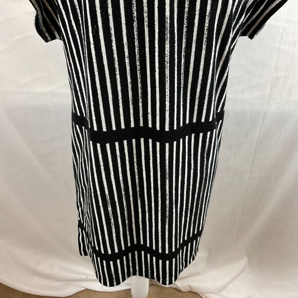 Marimekko for Target Cover-Up S Black White Stripe Velour - Picture 10 of 11